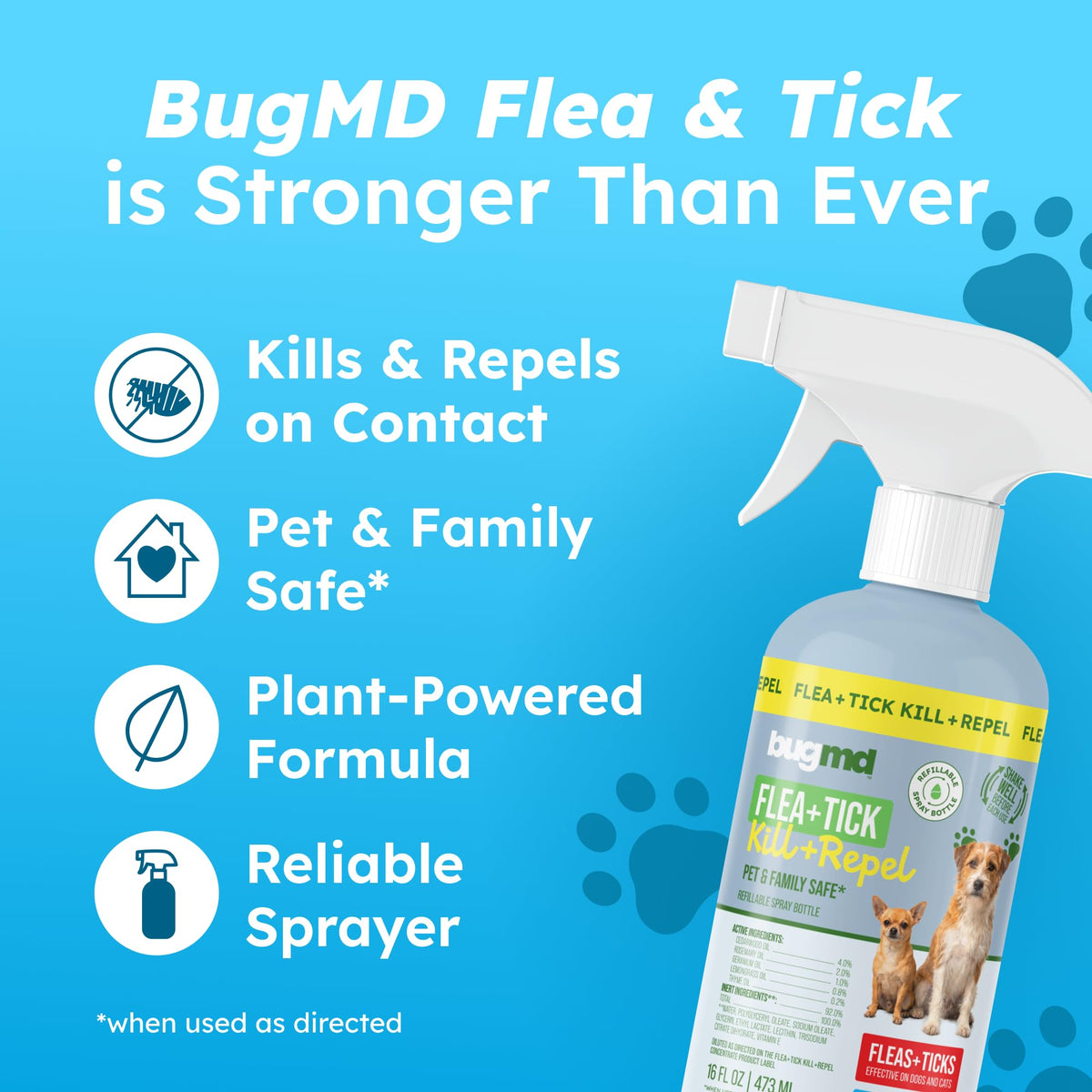 Flea and Tick Spray for Dogs Q1332