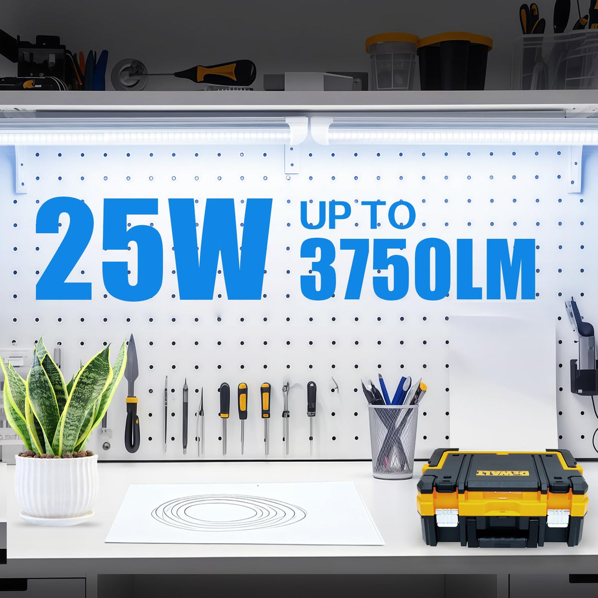 2FT 25W 3750LM 6500K Linkable LED Shop Light R1494