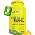 Omega 3 Fish Oil 1250mg Lemon Flavor 180 Softgels Q661957