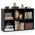 Black 6-Cube 3-Tier Bookcase H7459