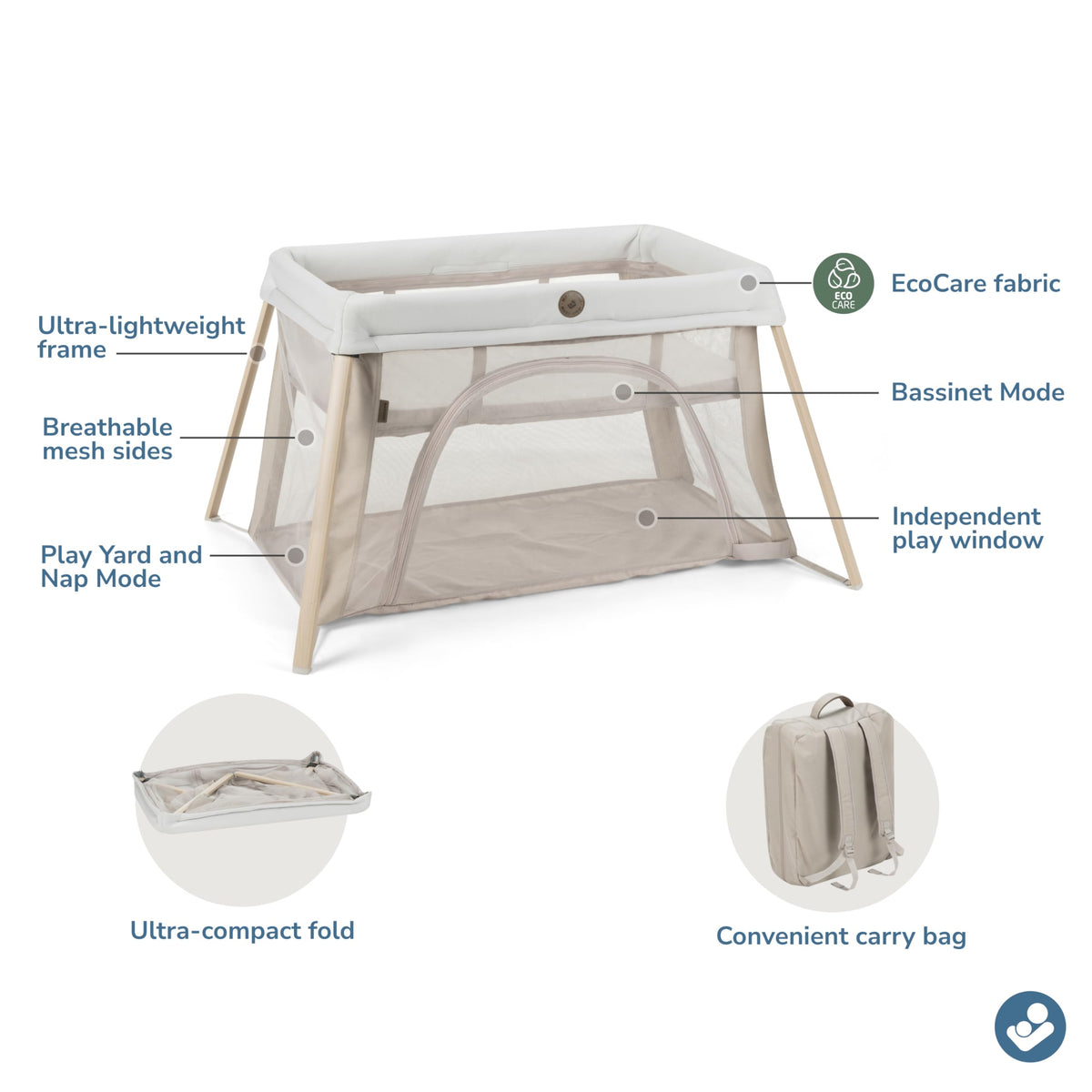 Portable Foldable Playard with Carry Bag M35982