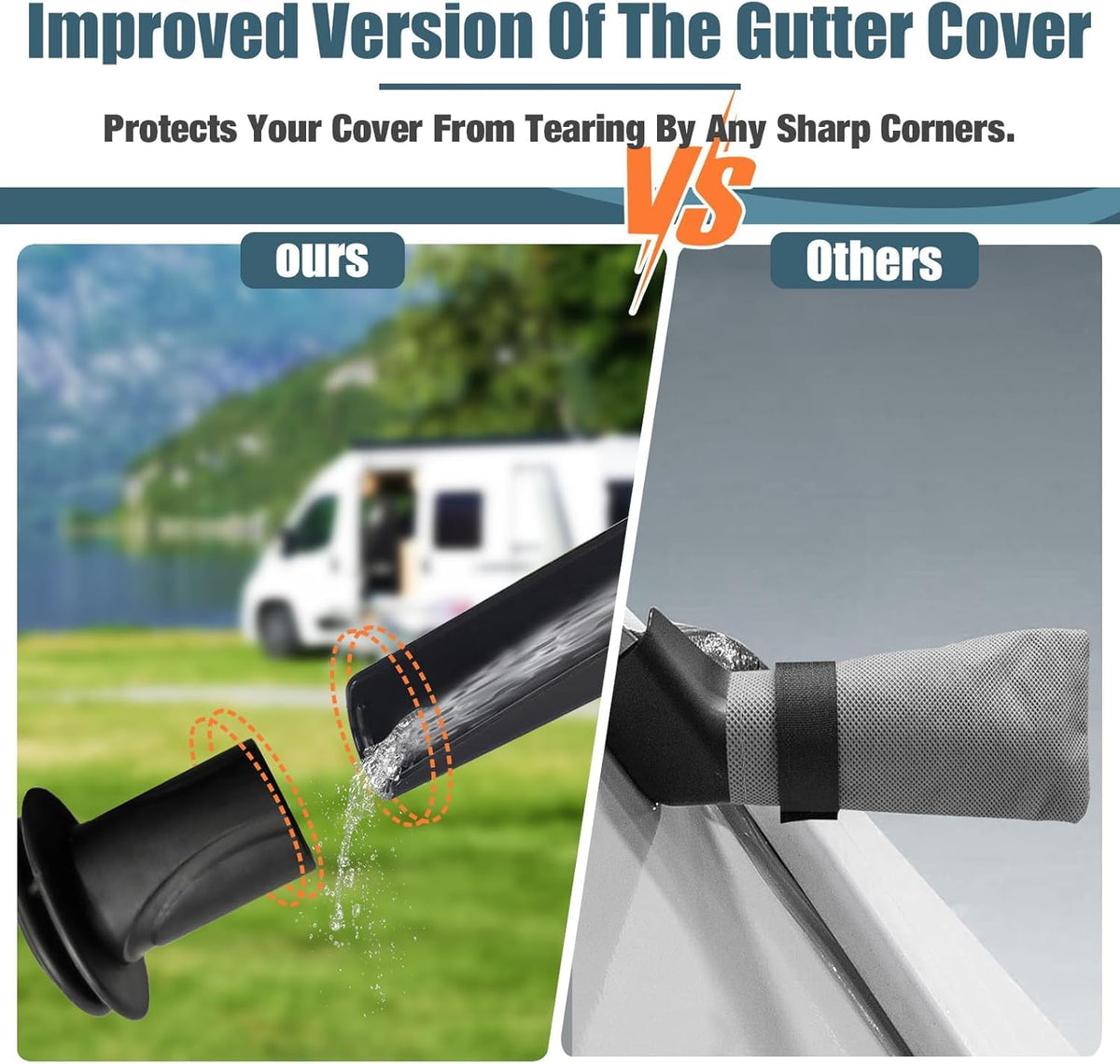 8-10ft Waterproof 7 Layers Truck Camper RV Cover R158298