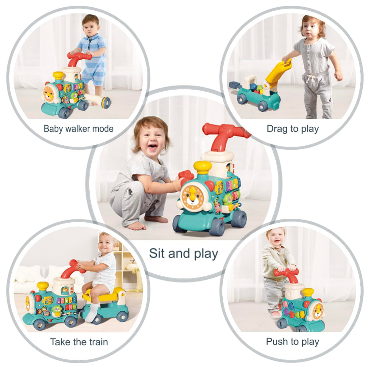 Push and Pull Baby Walker Ride On Toy K171