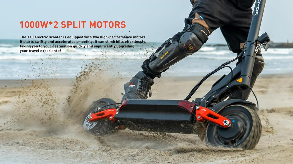 3000W Dual Motor 10" Tires Folding Electric Scooter Q700913