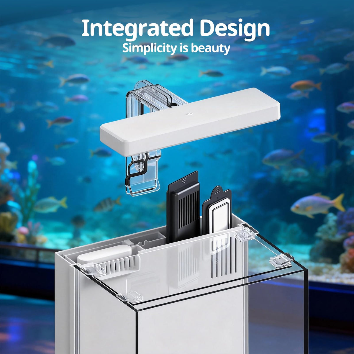2 Gallon Aquarium Kit with Filtration & LED Light Q1065