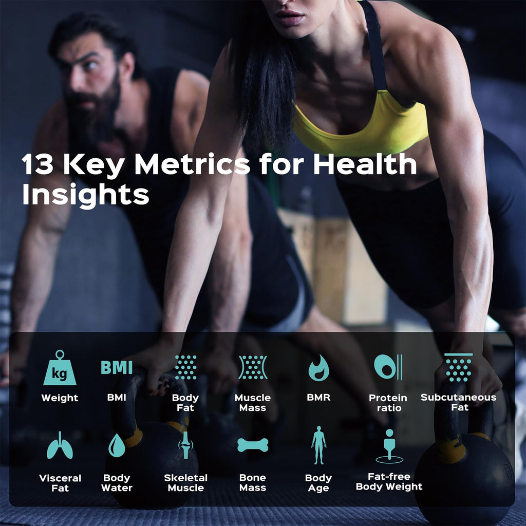 Smart Weight Scale with BMI Body Fat Muscle Mass H94161