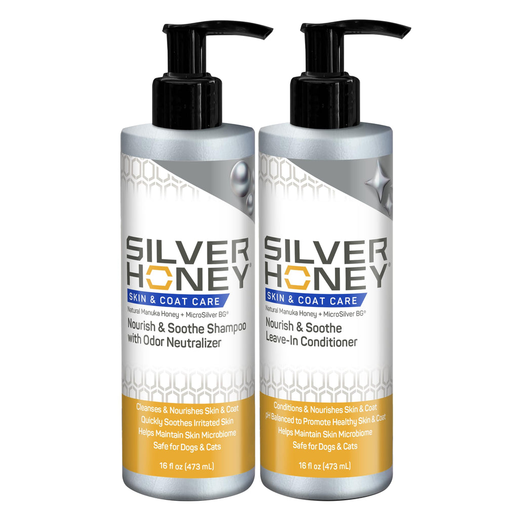 Silver Honey Skin & Coat Care Grooming 2pc Combo G9050