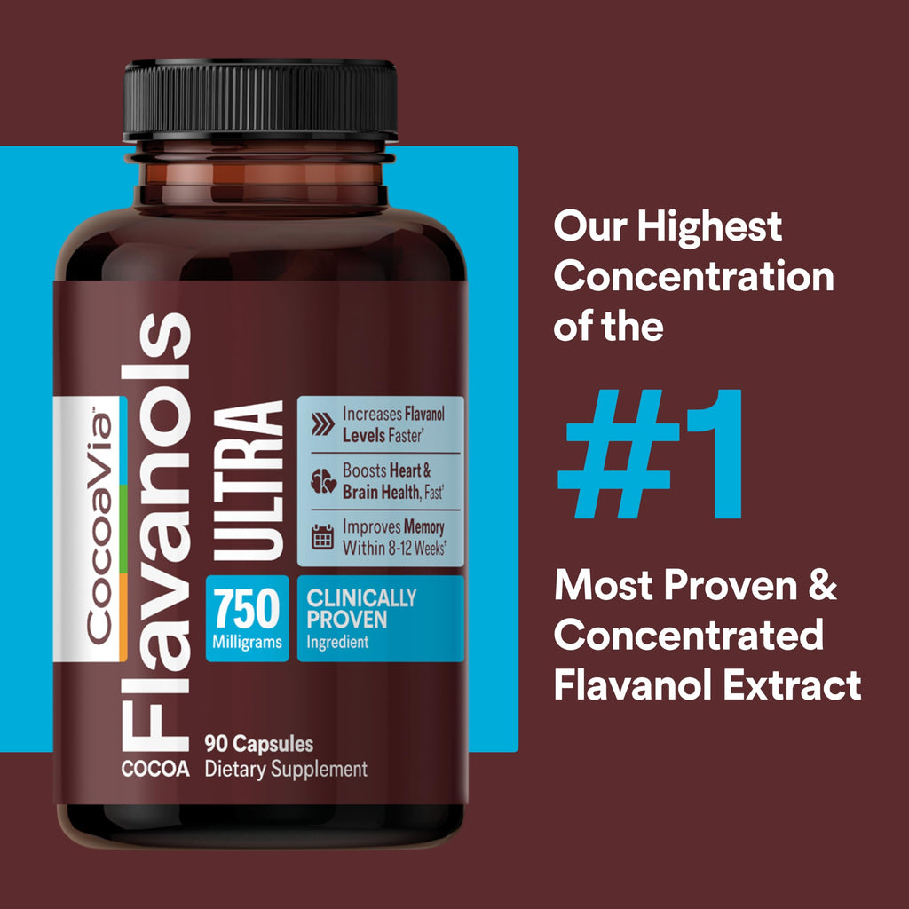 750mg Cocoa Flavanols Vegan Gluten-Free Cocoa S331