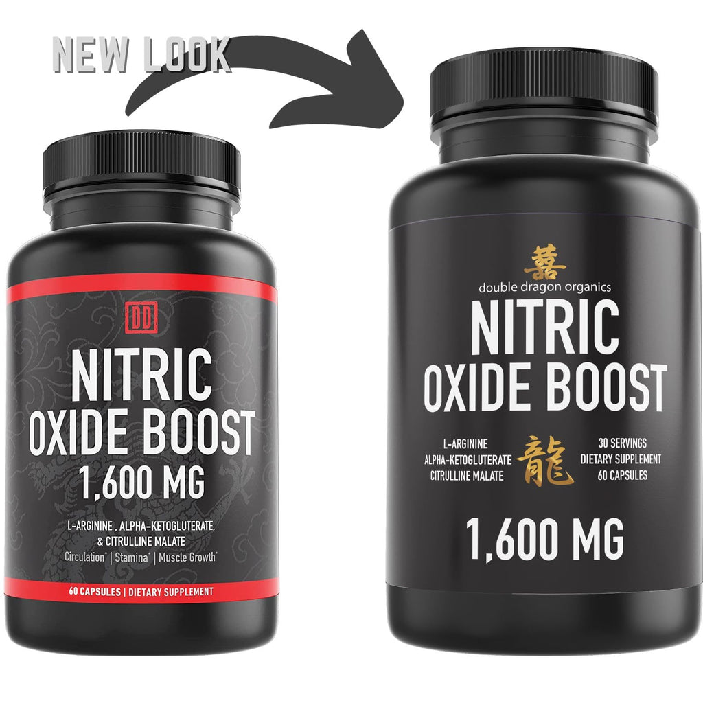 Nitric Oxide Booster Supplement 1600mg 60 Count H81102