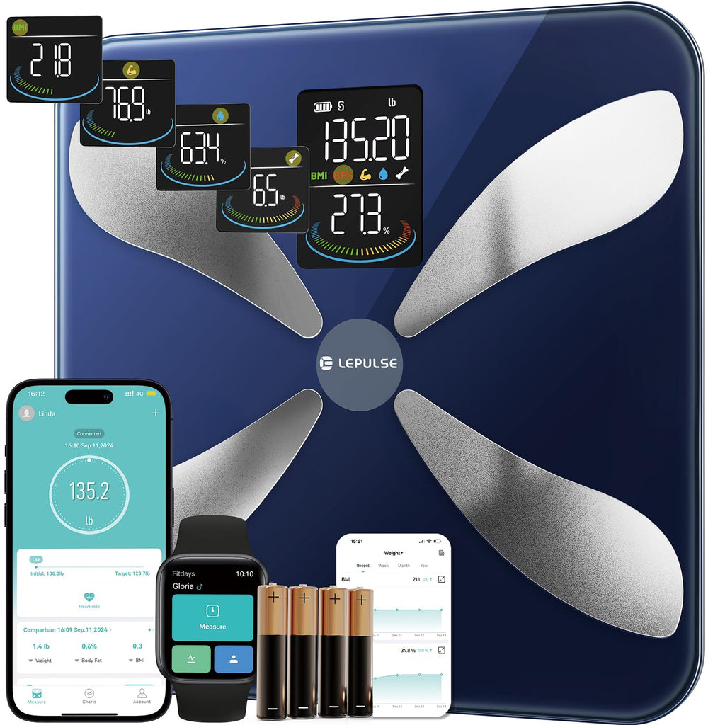 Smart Weight Scale with BMI Body Fat Muscle Mass H94161