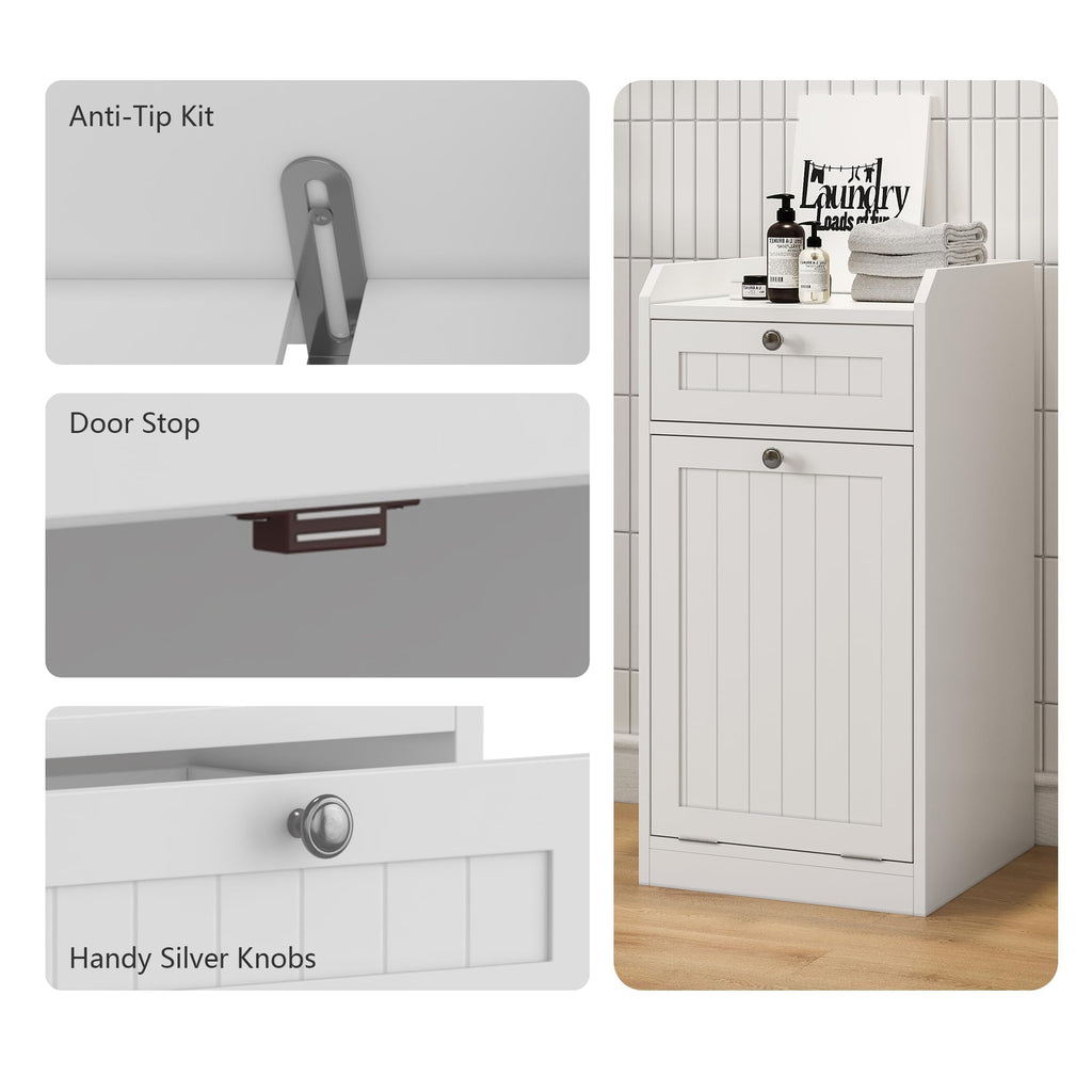 8 Gallon Double Tilt Out Trash Can Cabinet E75192