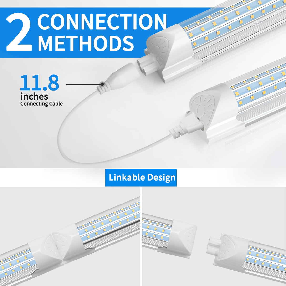 2FT 25W 3750LM 6500K Linkable LED Shop Light R1494