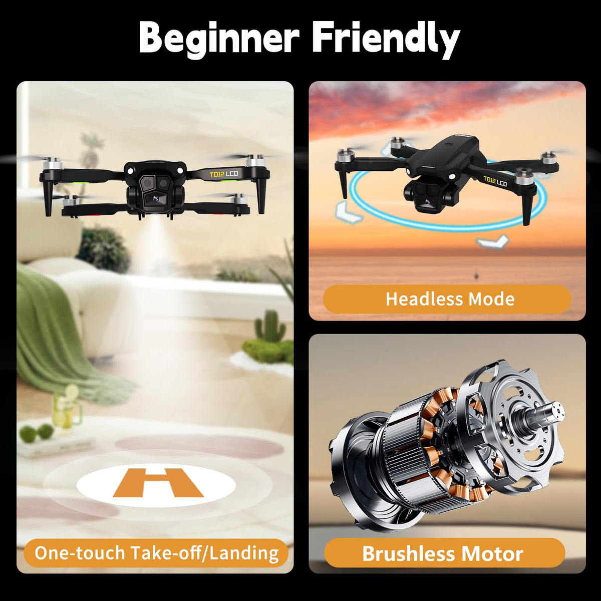 Drone with Camera Foldable Quadcopter V359060