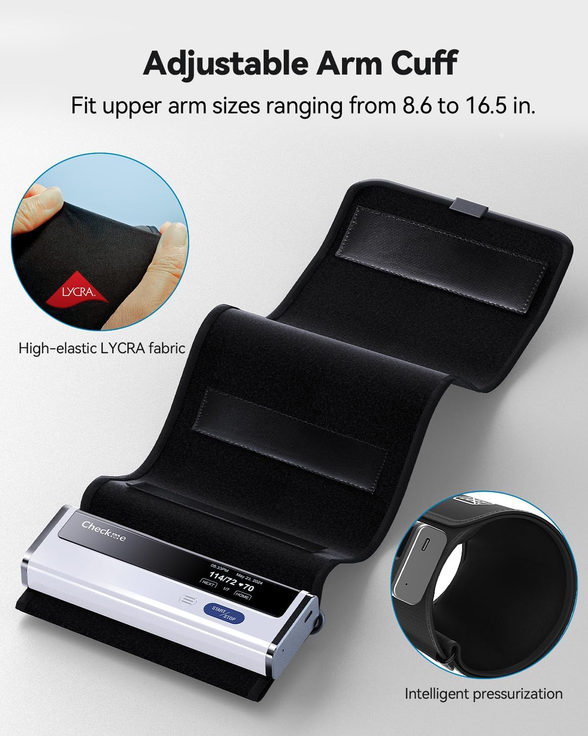 Upper Arm Blood Pressure Monitor with Bluetooth Cuff R10877