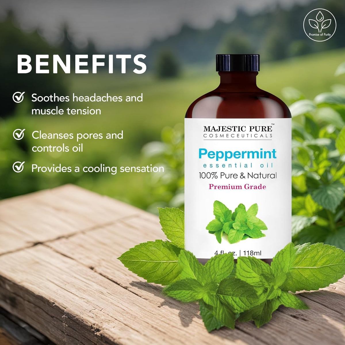 Peppermint and Lemon Essential Oil 4 Fl Oz Y4323