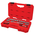 33 Piece 3/8 Inch Drive SAE/Metric Mechanics Tool Set Y980410