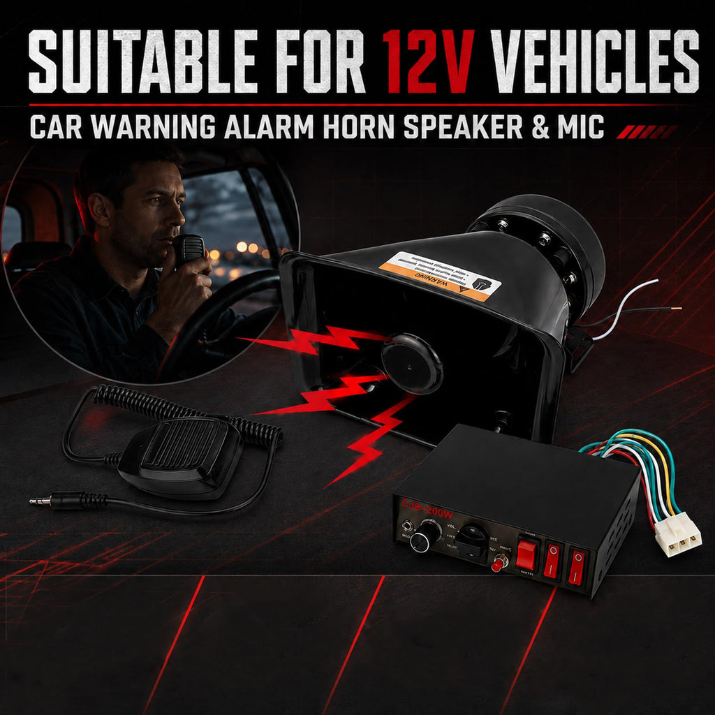 12V 200W Vehicle Public Address System Kit J194