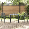 Anthracite Metal Stacking Outdoor Chairs Set of 2 C18729