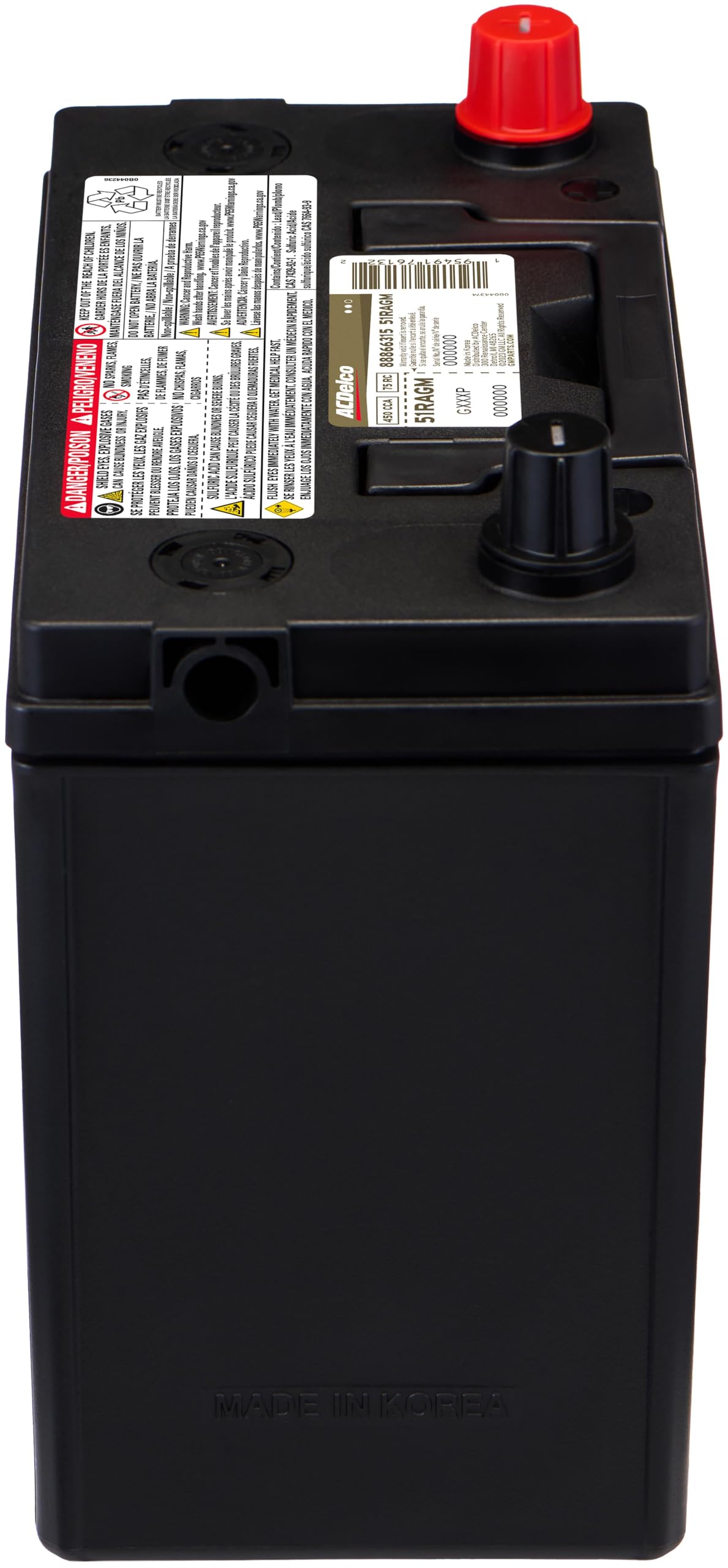 AGM BCI Group 51R Car Battery M824
