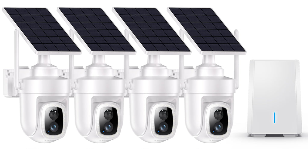 Solar Security Cameras Wireless Outdoor with Local Storage Base Q389928