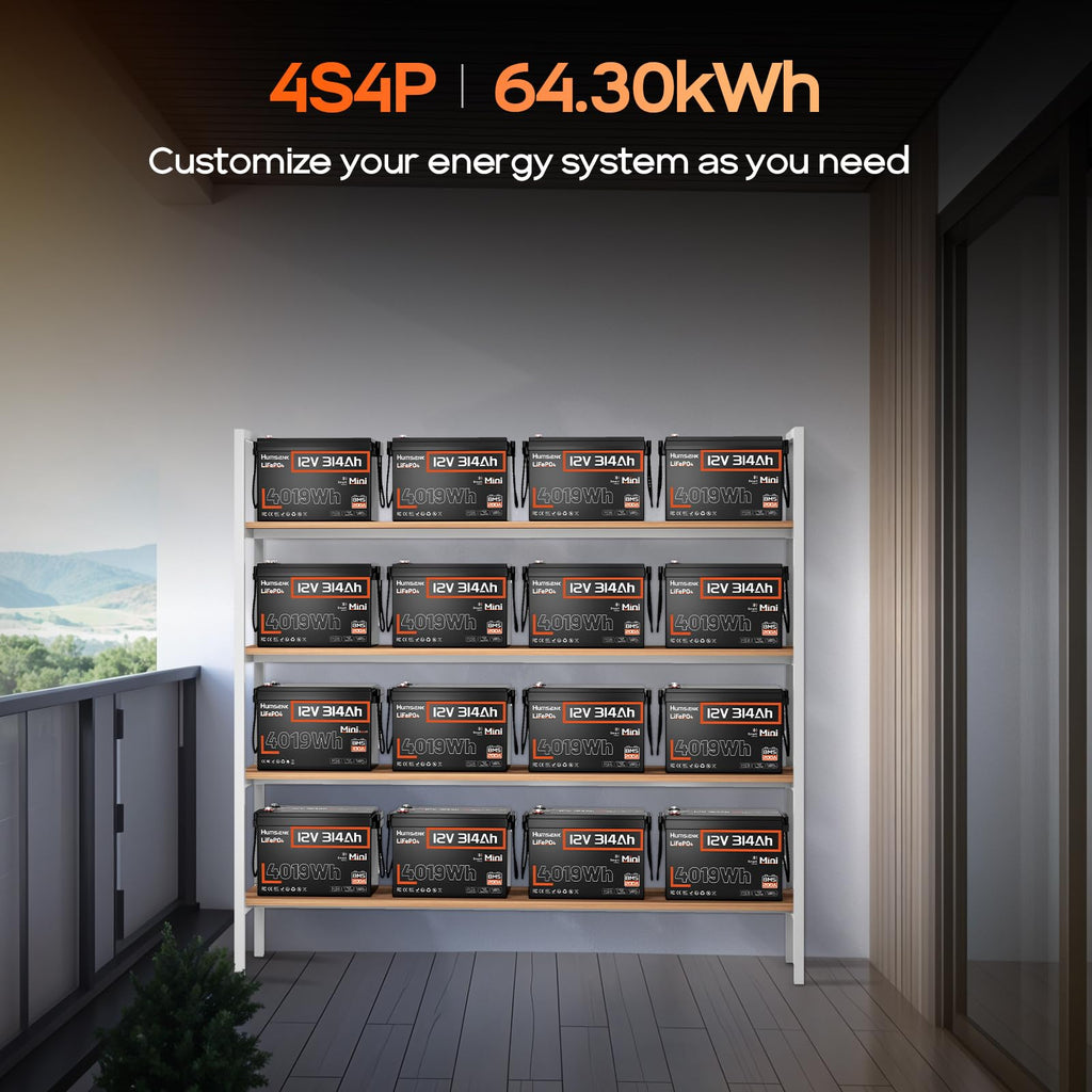 12V 300Ah LiFePO4 Lithium Battery with Bluetooth E661
