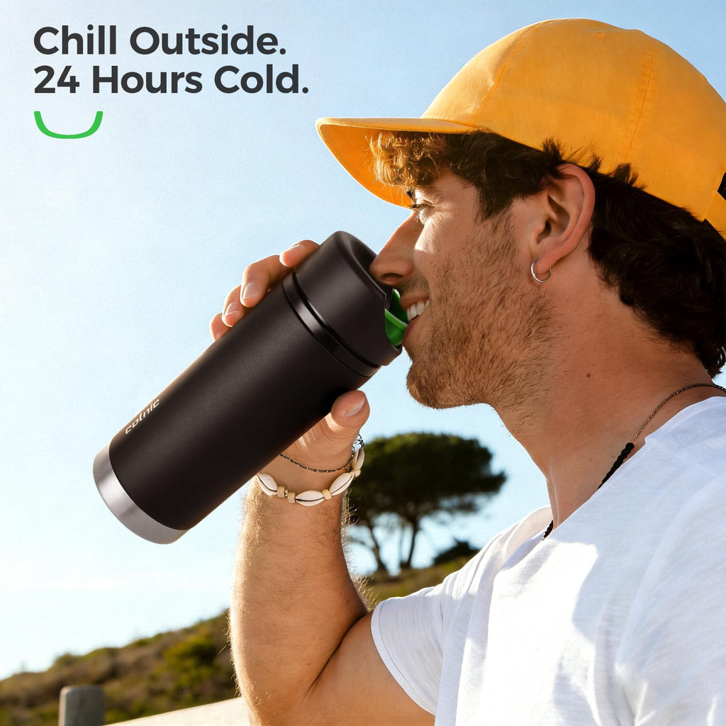 16 oz Insulated Stainless Steel Travel Coffee Mug with Lid M973