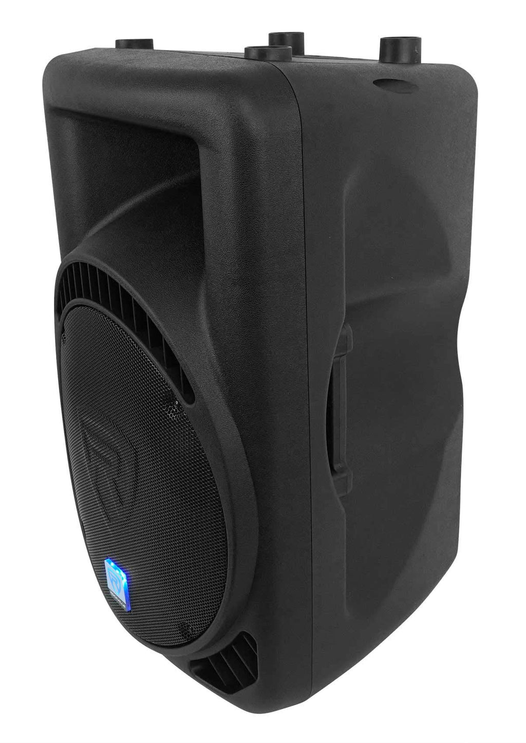 12-Inch Powered PA Speakers 2-Pack with LED Stands C573