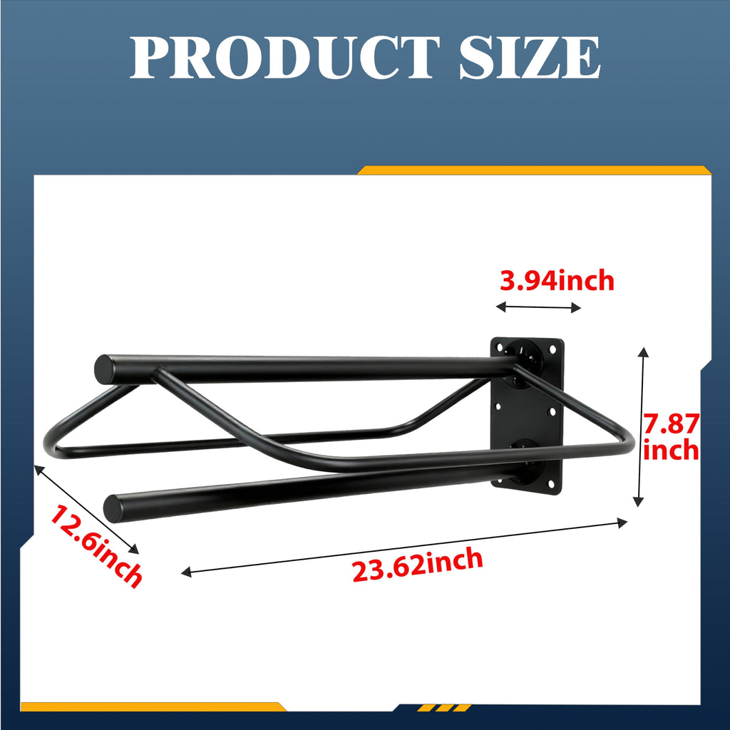 Wall Mount Metal Saddle Rack with Pad Bar N9087