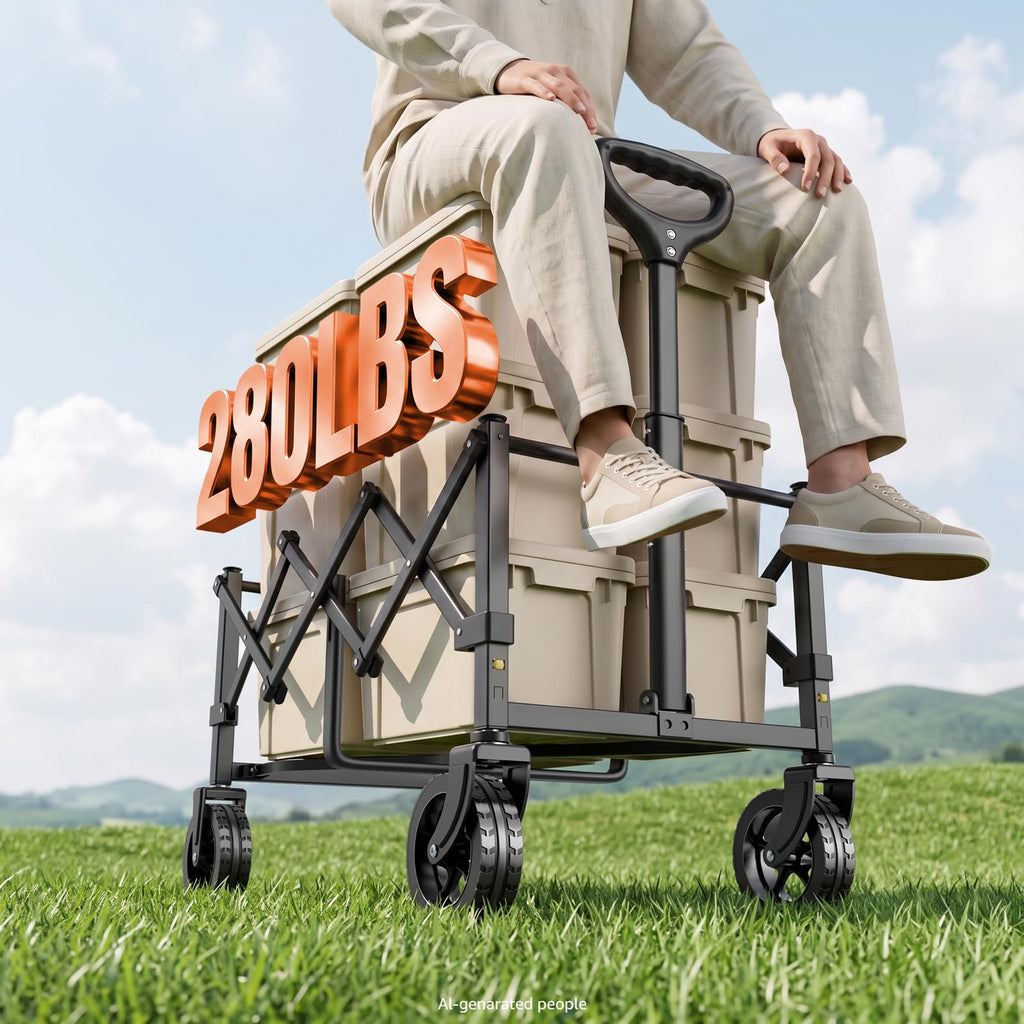 Collapsible Wagon Cart with Wheels U948319