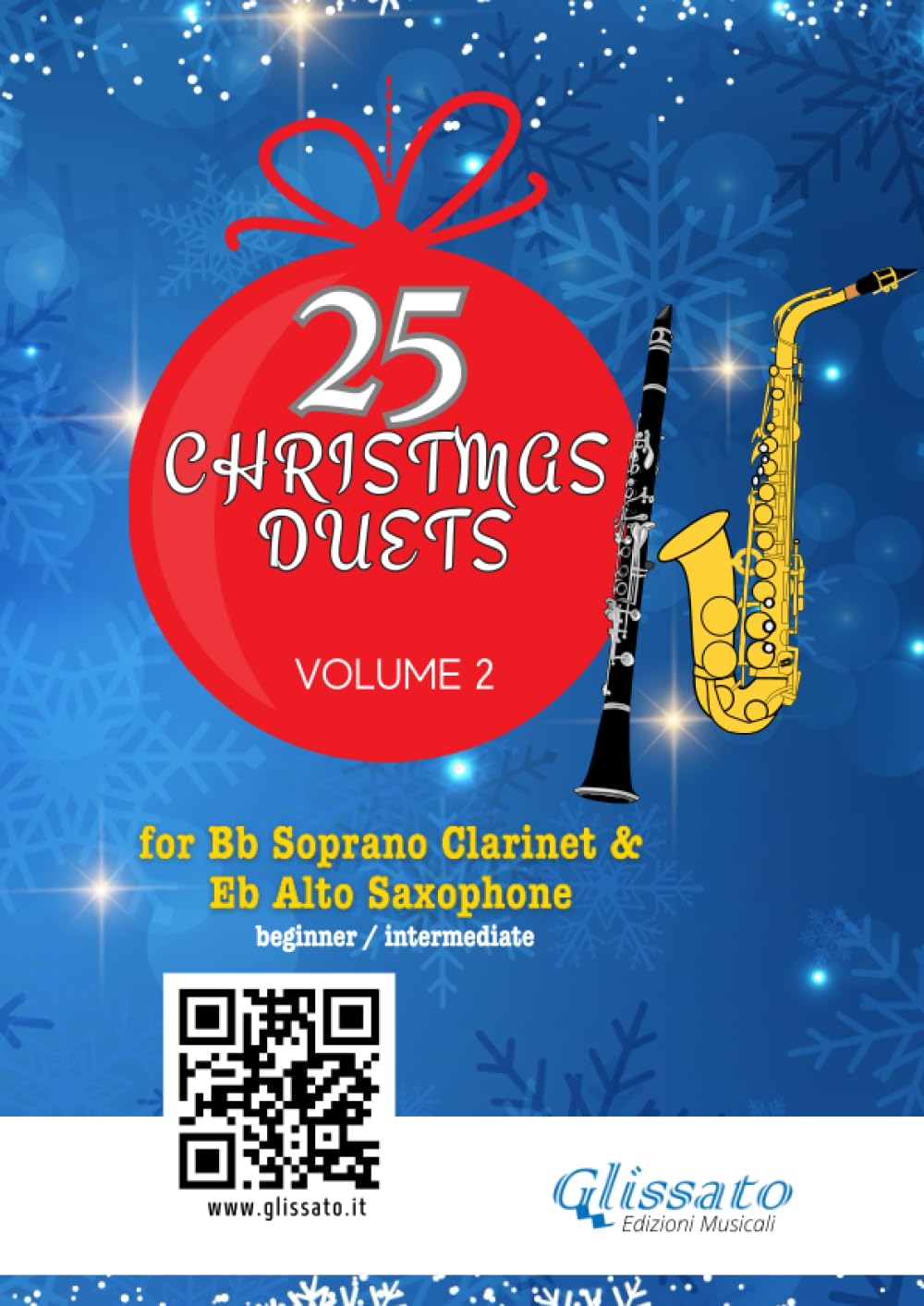 Christmas Duets for Bb Clarinet and Eb Alto Saxophone Z469