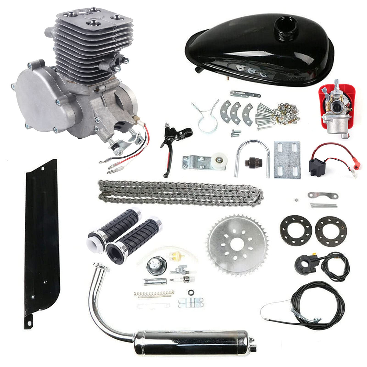 100cc 2 Stroke Air-Cooling Bicycle Engine Kit K539