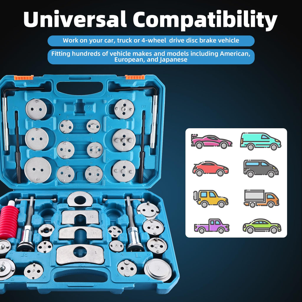 35pcs Disc Brake Caliper Tool Kit E232244