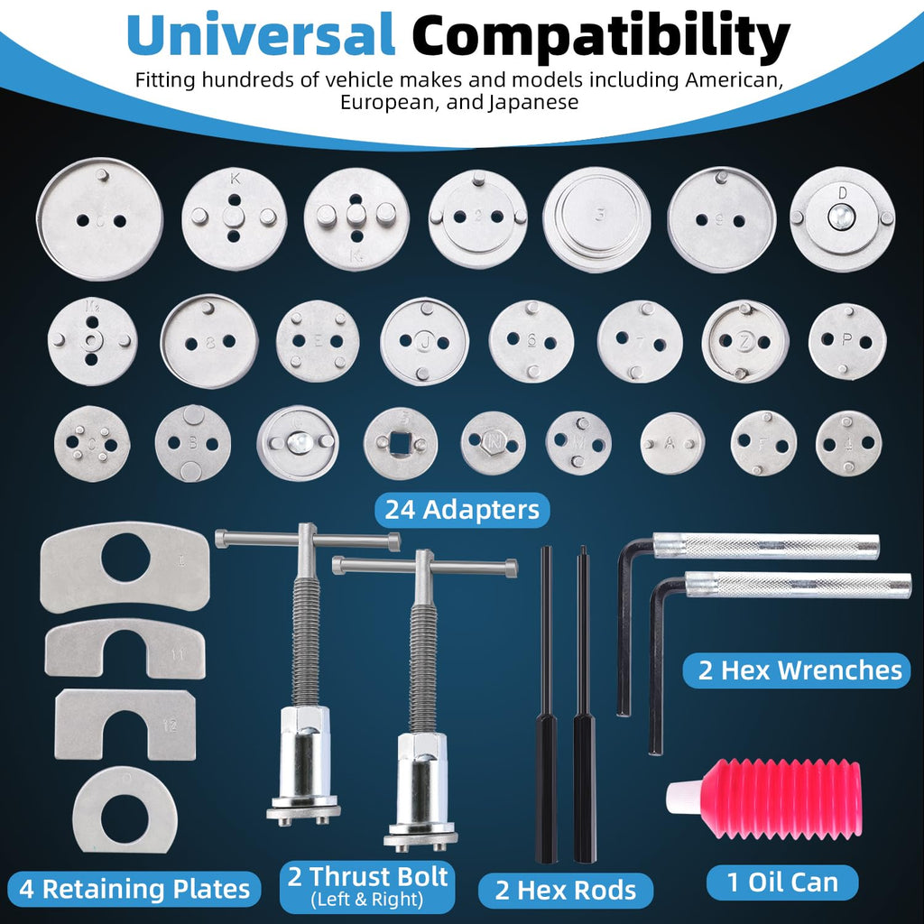 35pcs Disc Brake Caliper Tool Kit E232244