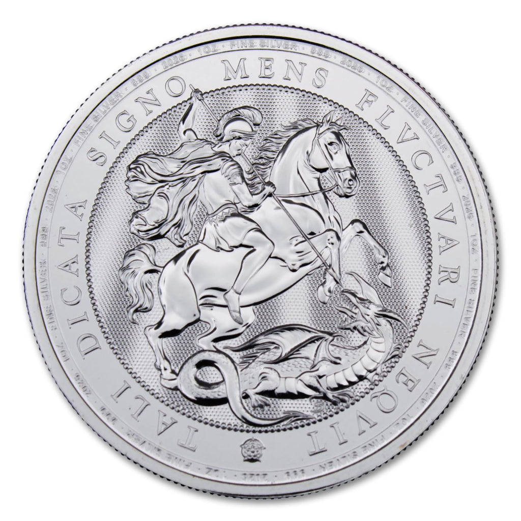 1 oz Silver Saint George and the Dragon £2 Q10964