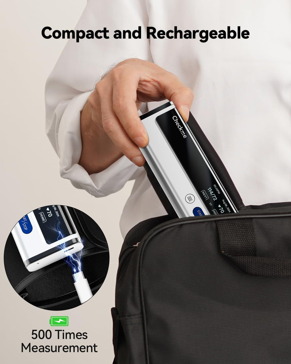 Upper Arm Blood Pressure Monitor with Bluetooth Cuff R10877