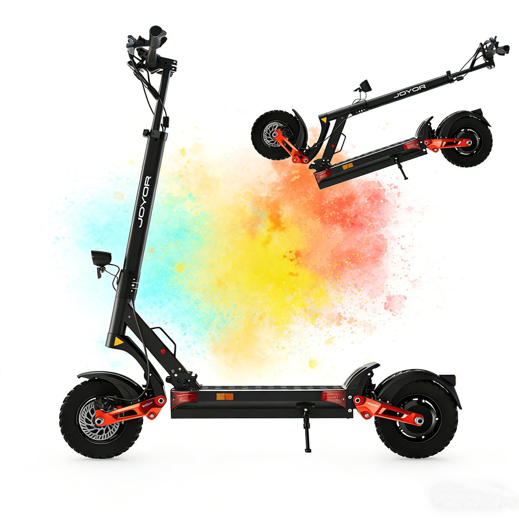 3000W Dual Motor 10" Tires Folding Electric Scooter Q700913