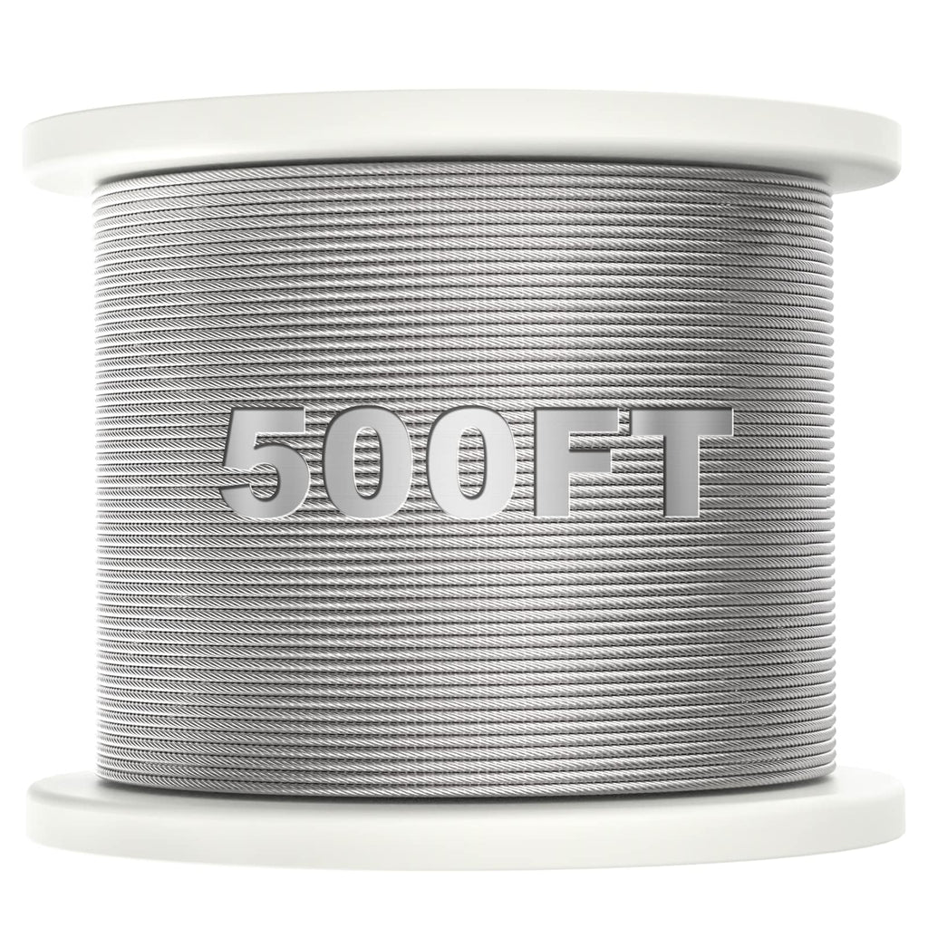 500FT 1/8" T316 Stainless Steel Cable S269