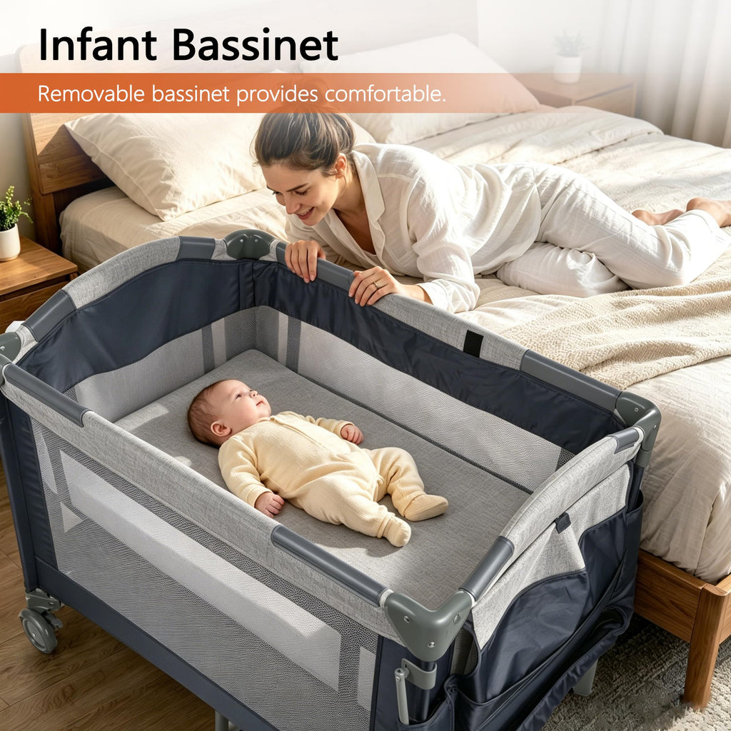 3-in-1 Pack and Play Playard with Bassinet & Changing Table H326871