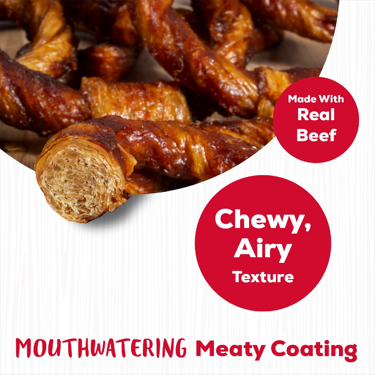 Beef Rings Dog Chews 7 Count F5824