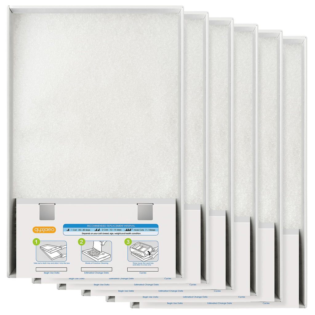 Crystal Cat Litter Tray Refill White 6-Pack H771
