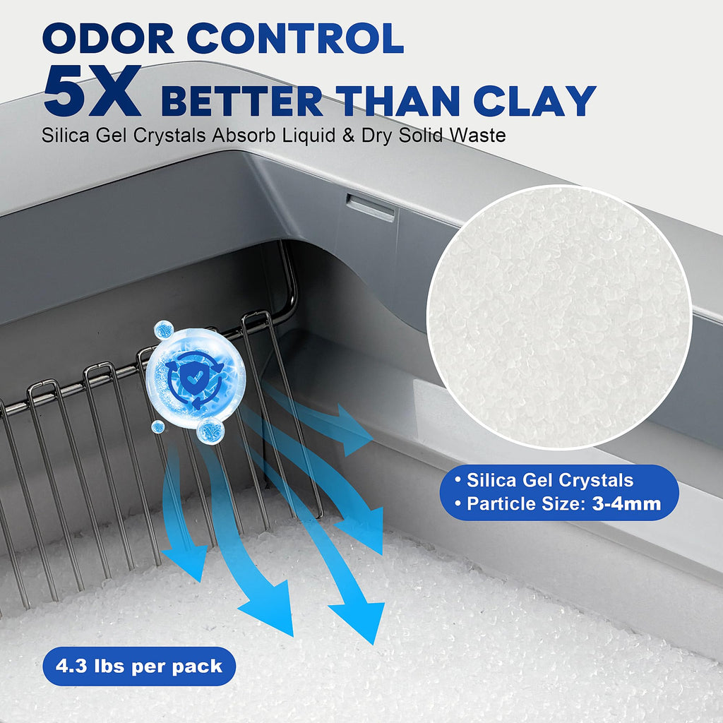 Crystal Cat Litter Tray Refill White 6-Pack H771