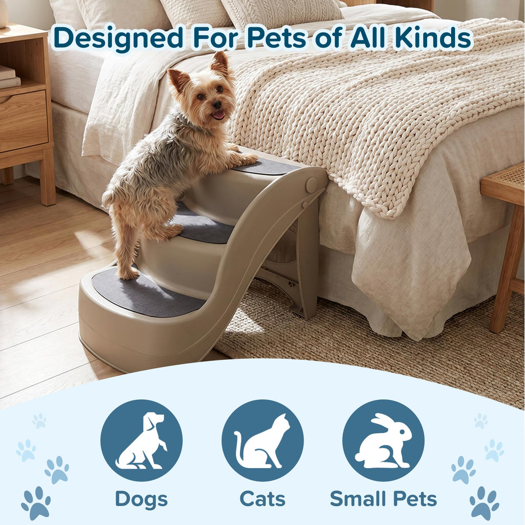 3-Step Dog Stairs with Safety Locking Pins D2318