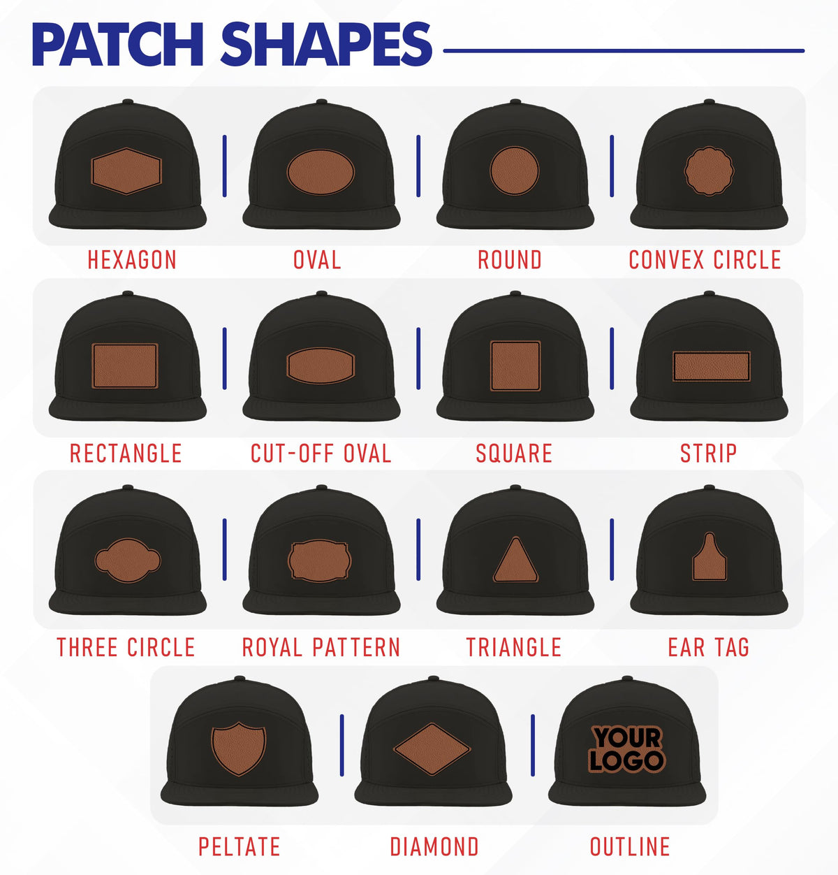 Custom Logo Patch Baseball Cap X586624