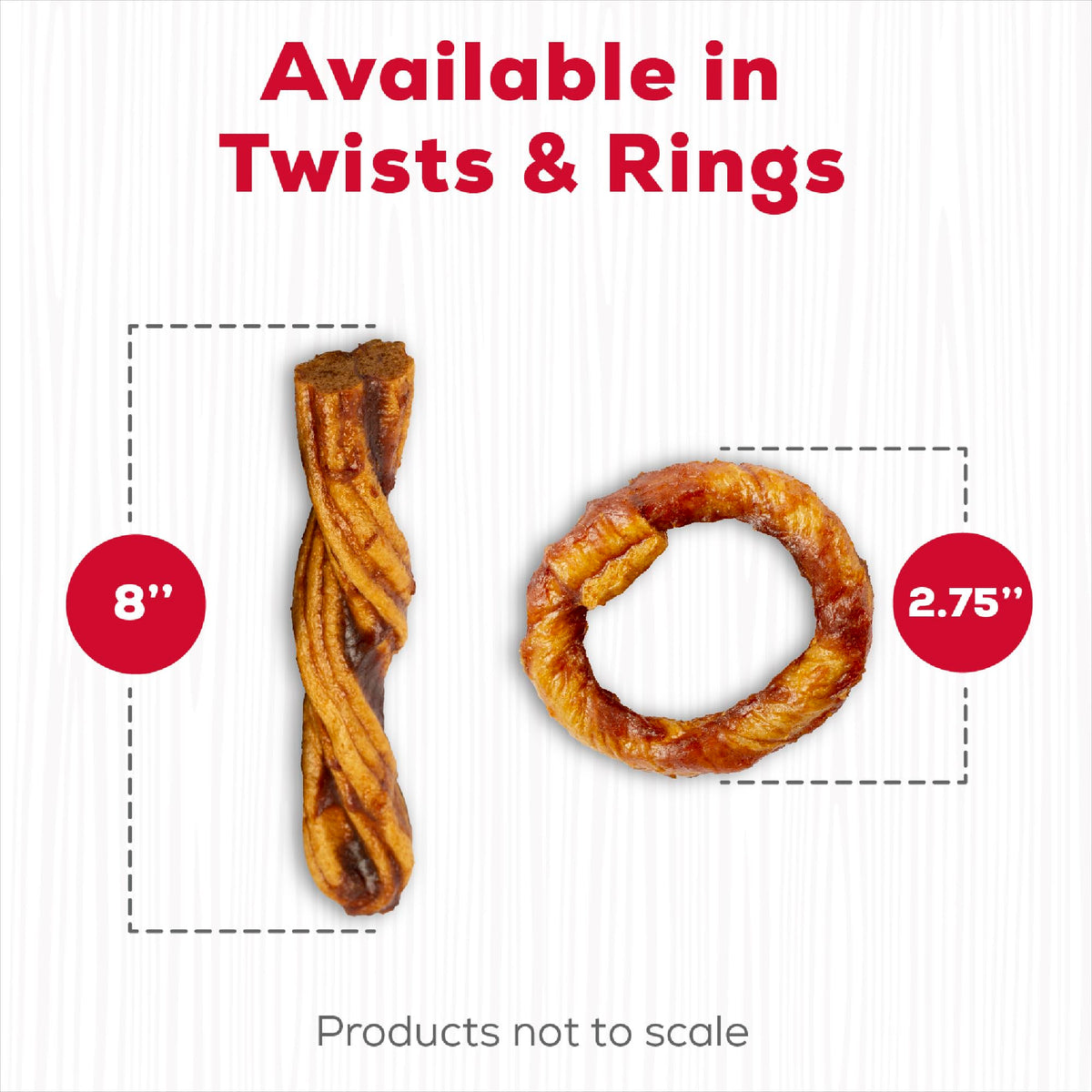 Beef Rings Dog Chews 7 Count F5824