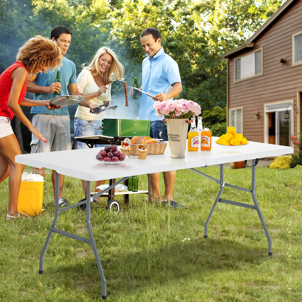 6FT Portable Folding Picnic Table with Handle I799970