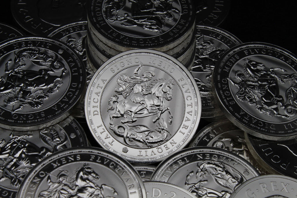 1 oz Silver Saint George and the Dragon £2 Q10964