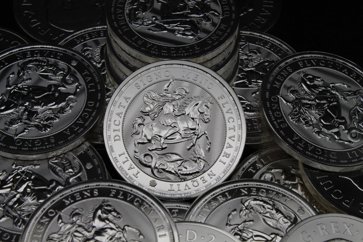 1 oz Silver Saint George and the Dragon £2 Q10964