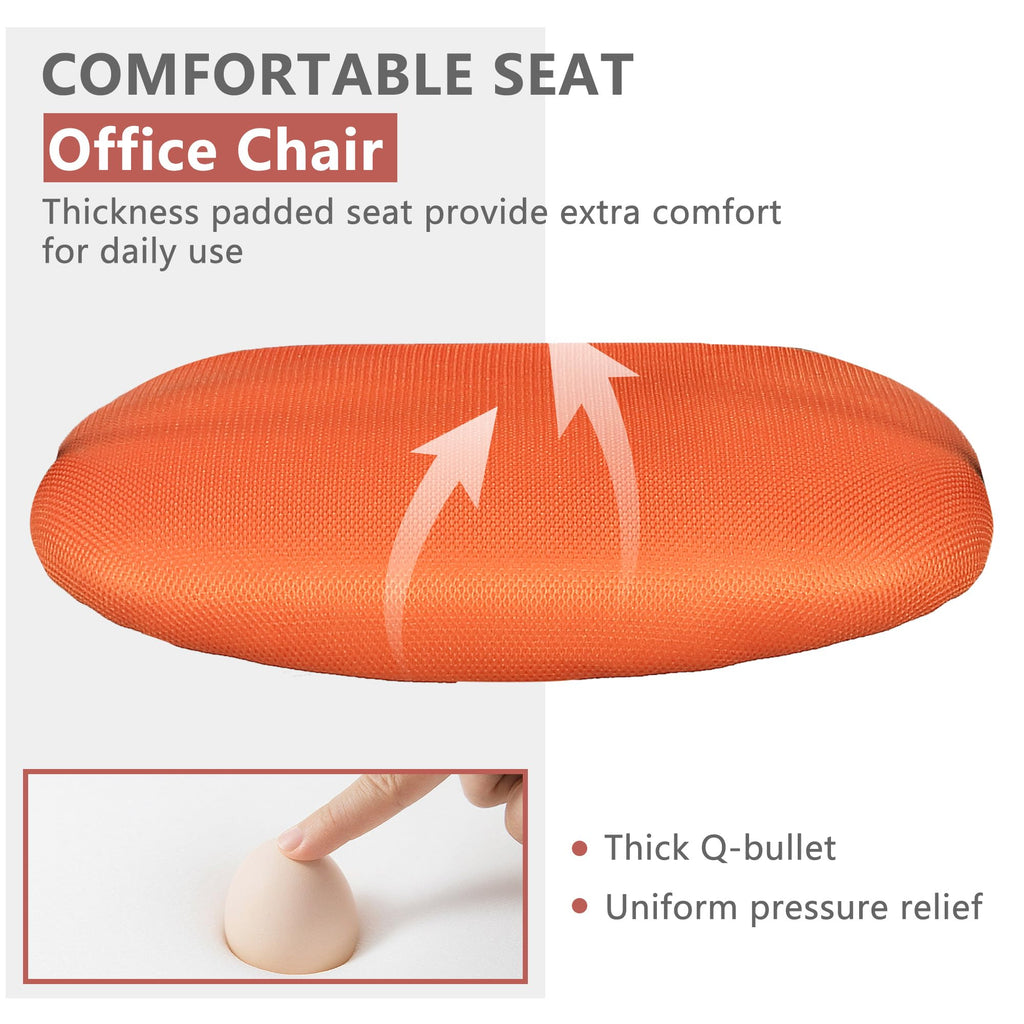 Orange Ergonomic Mesh Gaming Chair J953328
