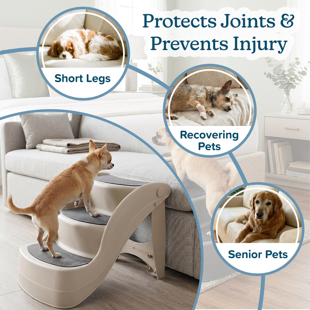 3-Step Dog Stairs with Safety Locking Pins D2318
