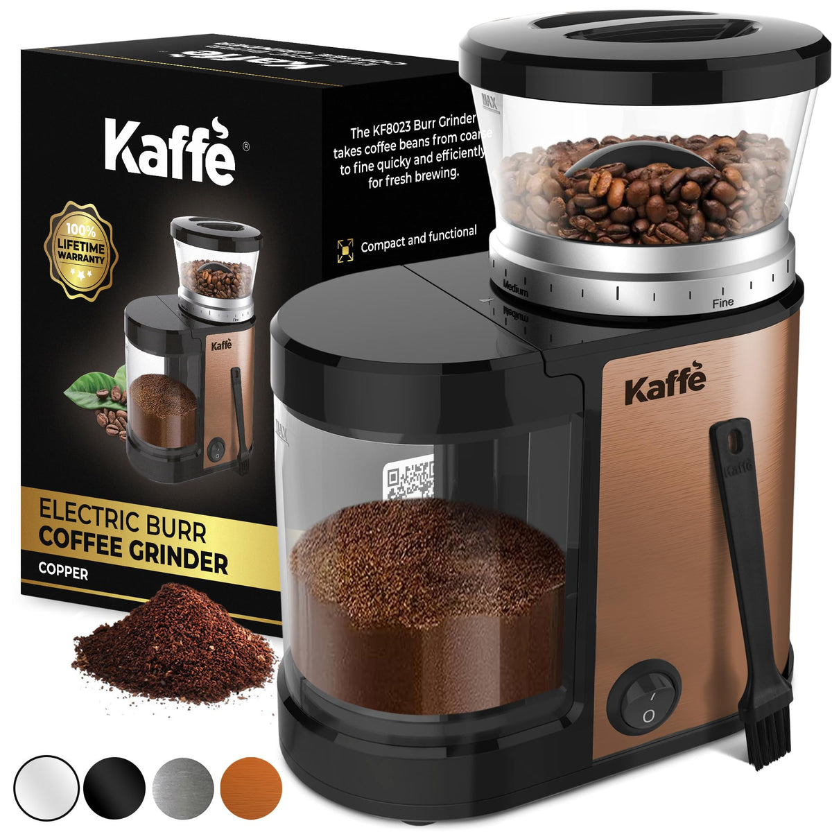 Electric Burr Coffee Grinder 5.5oz Adjustable E78312